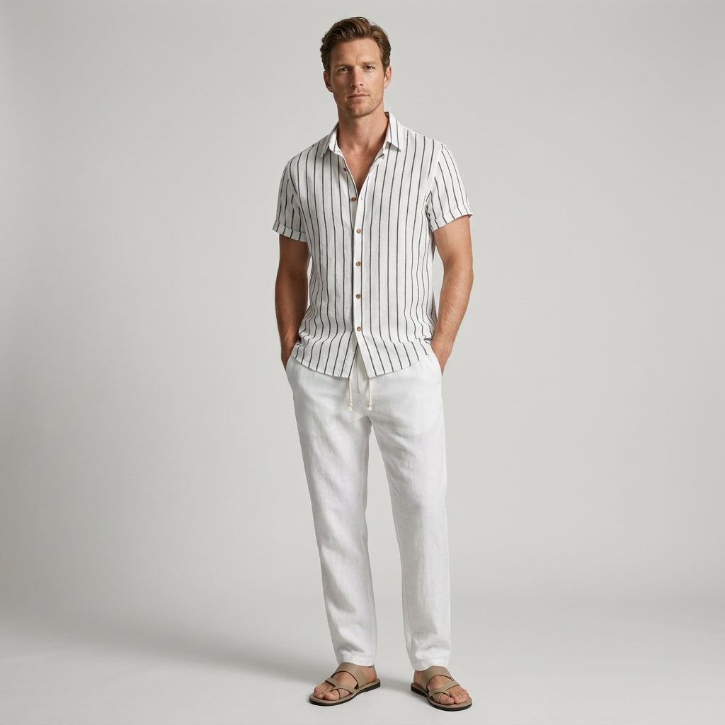 Sevana | Heren Linnen Mattias Set