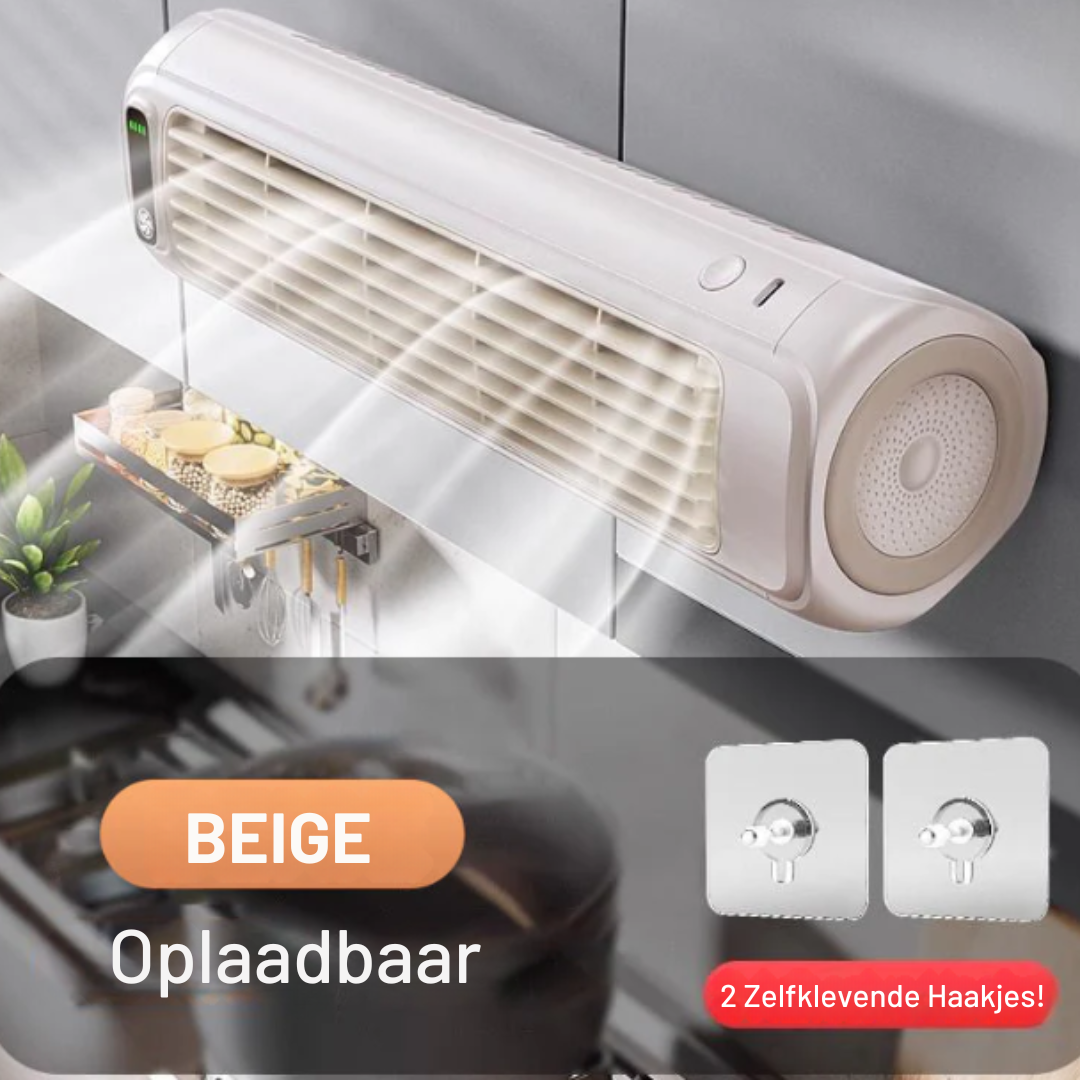 LuchtSlim 2-in-1 Draagbare Turbo Ventilator