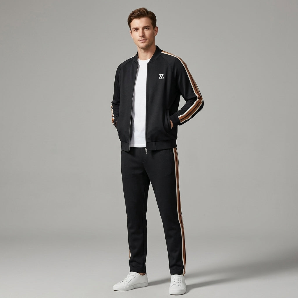 Sevana | Heren Tracksuit Met Strepen