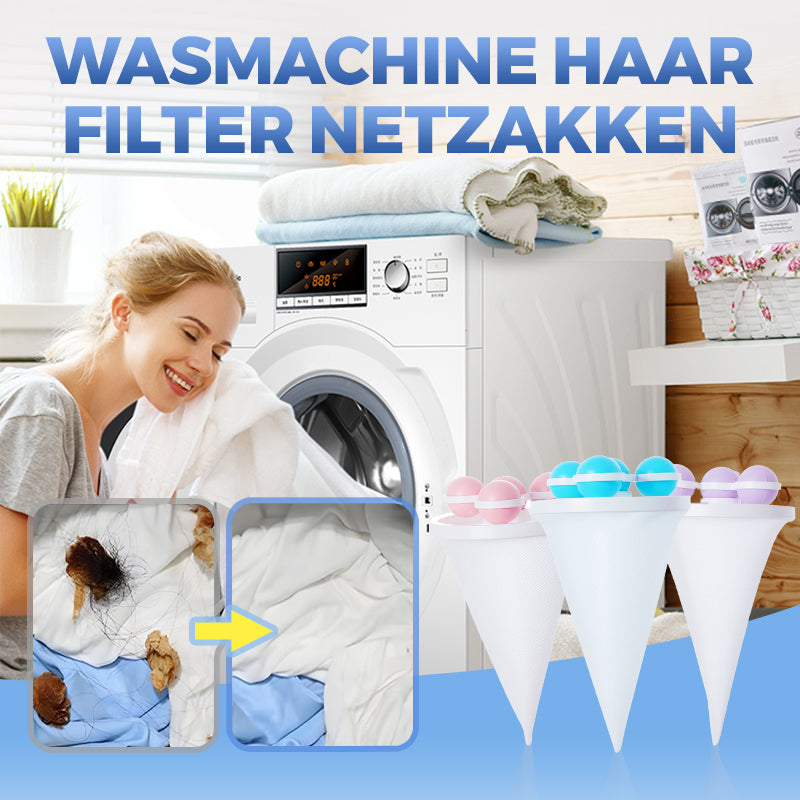 FuzzTrap™ | Filter. Houd vast. Reinig. Elke wasbeurt fris!