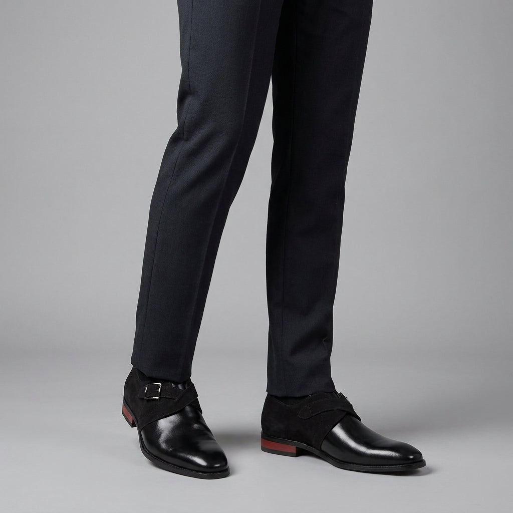 Sevana | Heren Loafers Met Dubbele Gesp