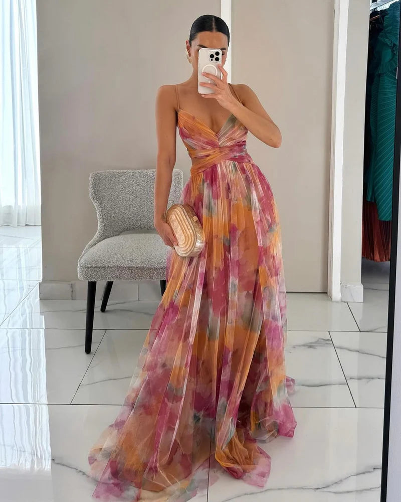 Serena Etherische Maxi Jurk