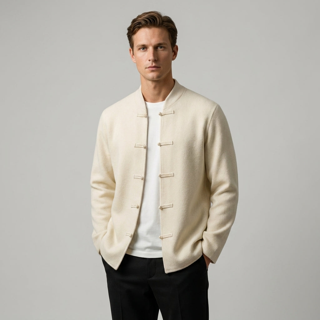 Sevana | Heren Kasjmier Vest Met Kraag