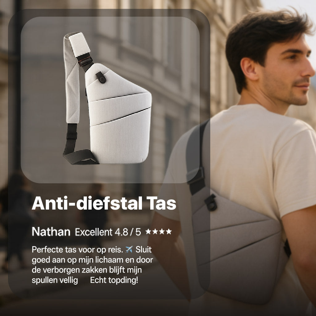 Anti-diefstal Schoudertas