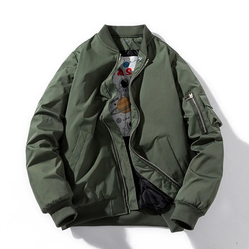 Sevana | Unisex Bomberjack Met Grafische Voering