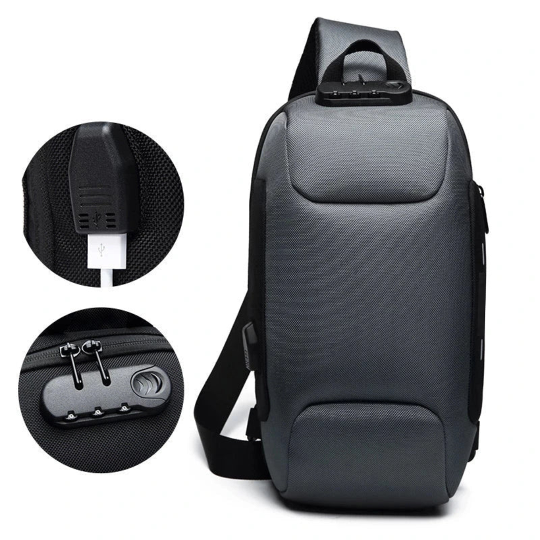 ShieldPack Anti-Diefstal Crossbody Oplaadtas