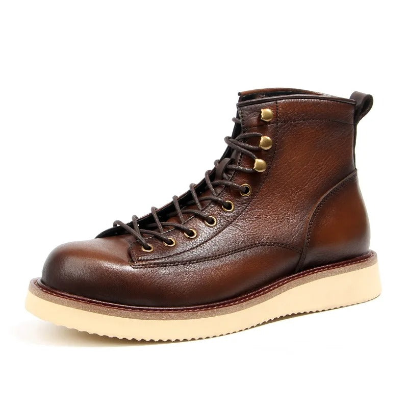 Sevana | Heren Veterboots Met Contrastzool