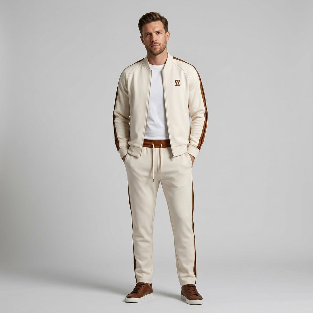 Sevana | Heren Tracksuit Met Strepen