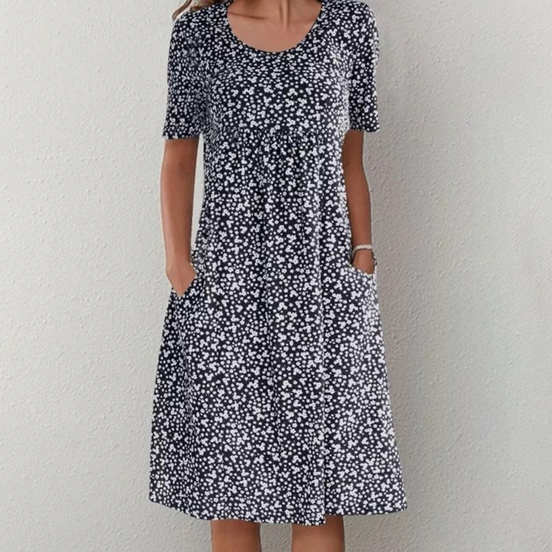 Flora™ Casual blommig klänning