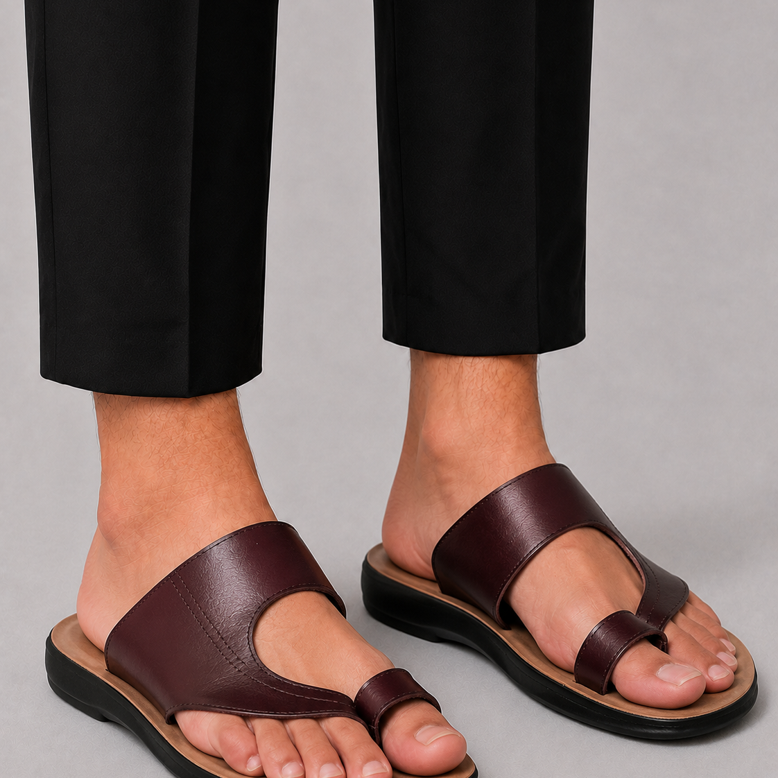 Sevana | Heren Kunstleren Slippers