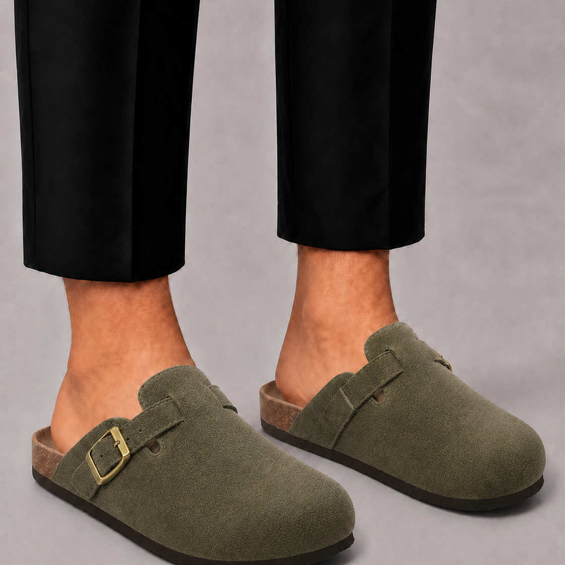 Sevana | Heren Suède Clogs