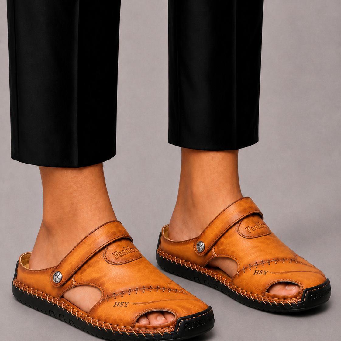 Sevana | Heren Gesloten Sandalen
