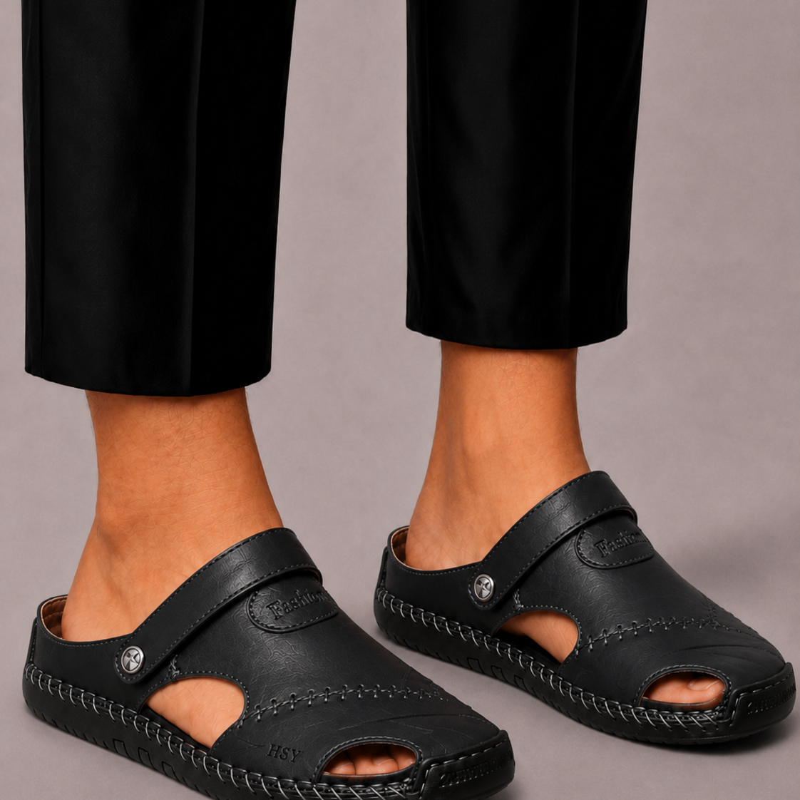 Sevana | Heren Gesloten Sandalen