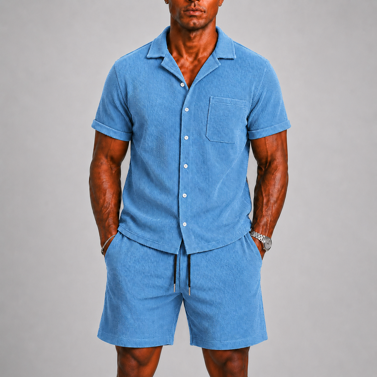 Sevana | Heren Ribstof Co‑Ord Set