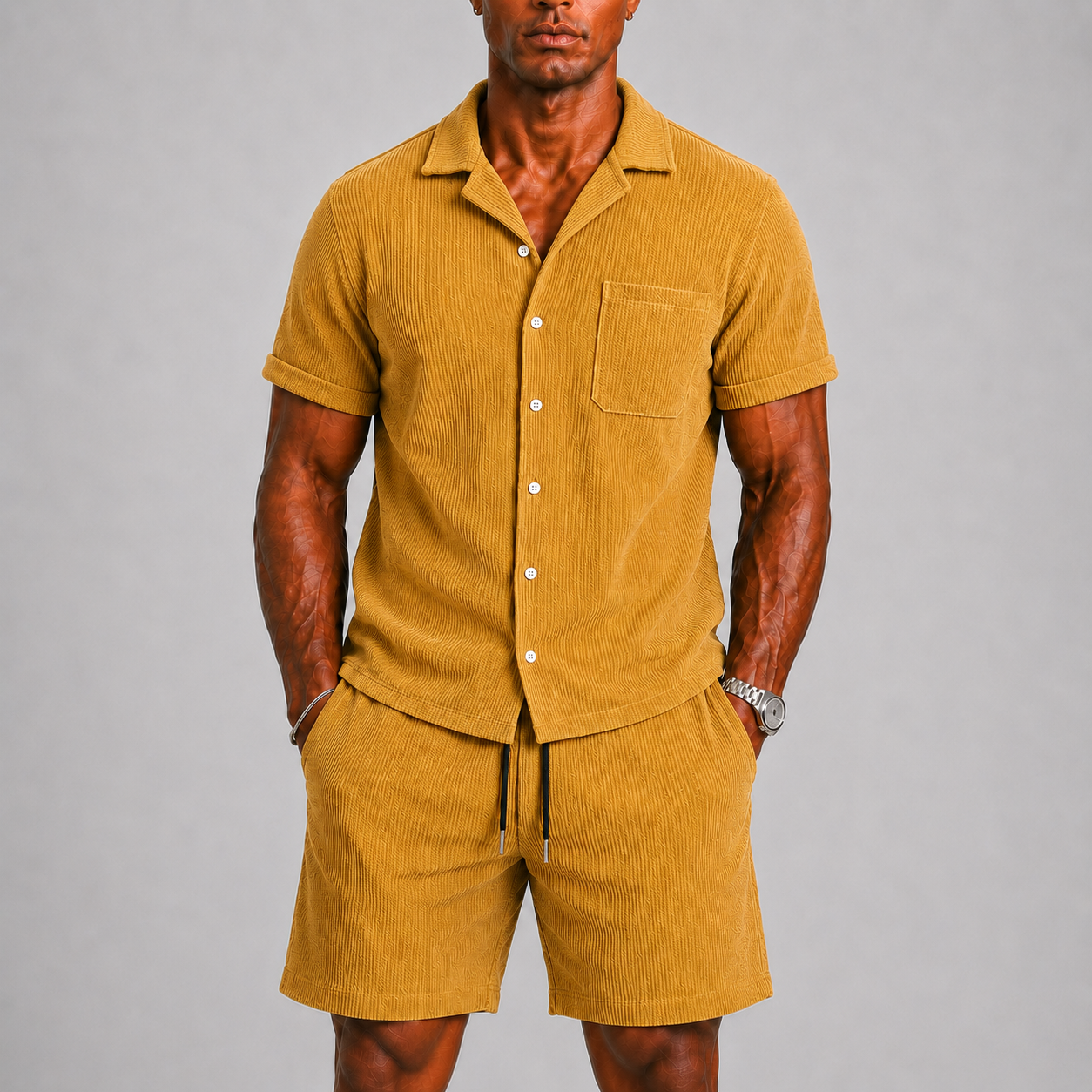 Sevana | Heren Ribstof Co‑Ord Set