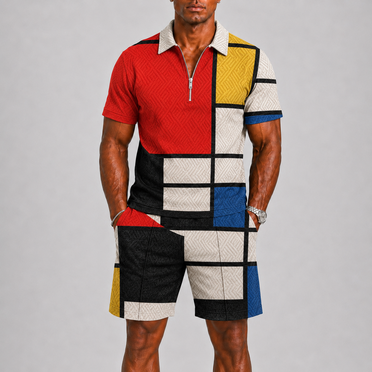 Sevana | Heren Polo Zomerset Met Rits