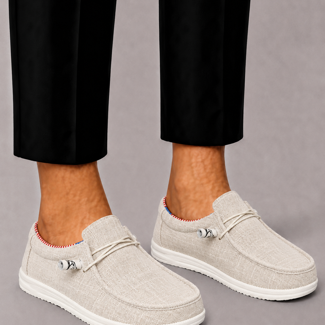 Sevana | Heren Canvas Instappers