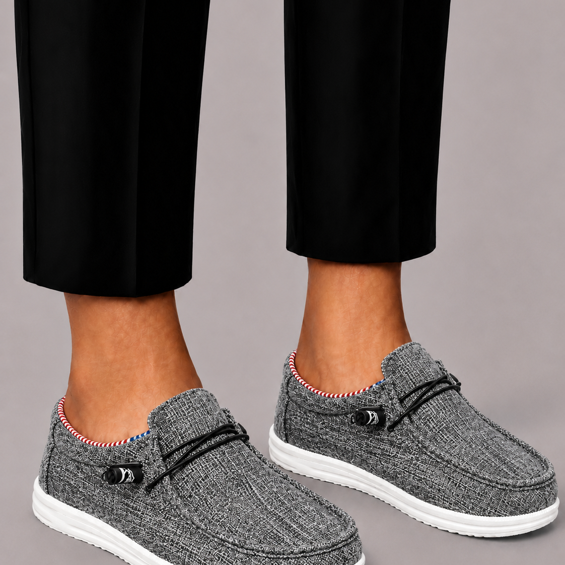 Sevana | Heren Canvas Instappers