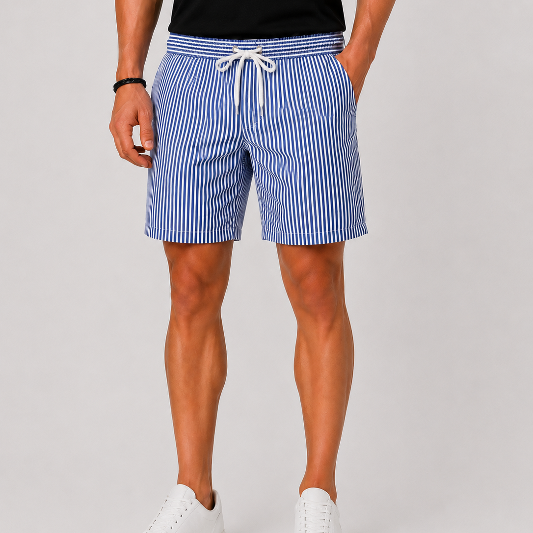 Sevana | Heren Gestreepte Zwemshort