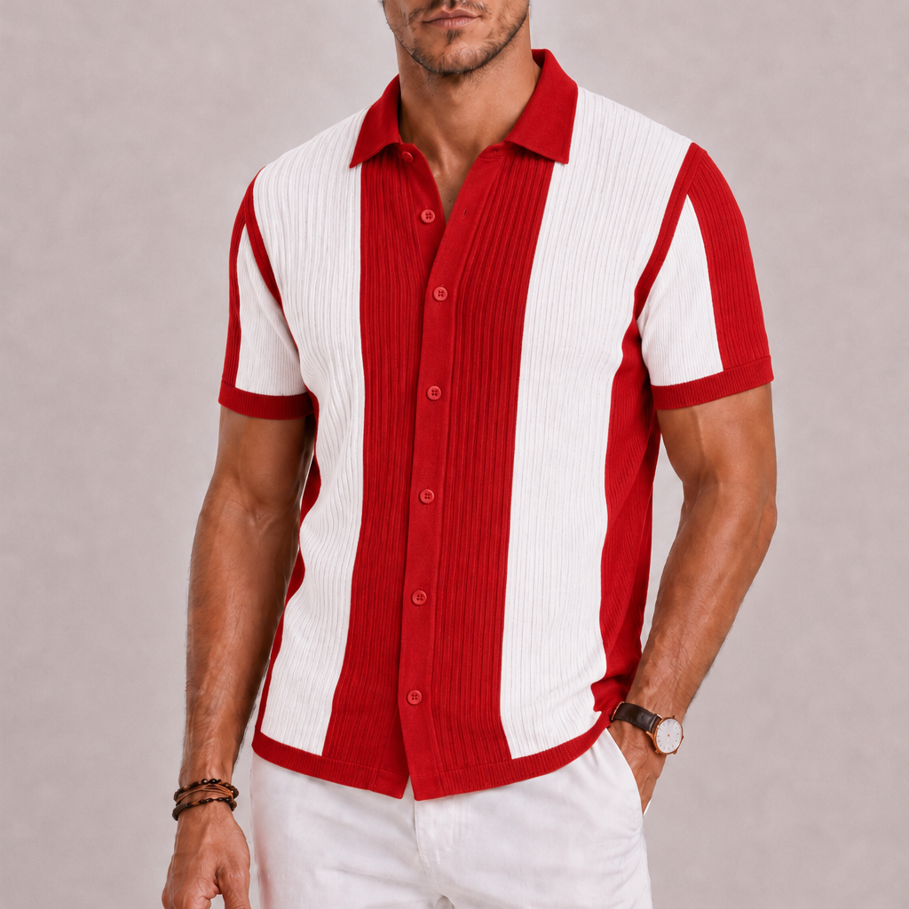 Sevana | Heren Contrast Poloshirt