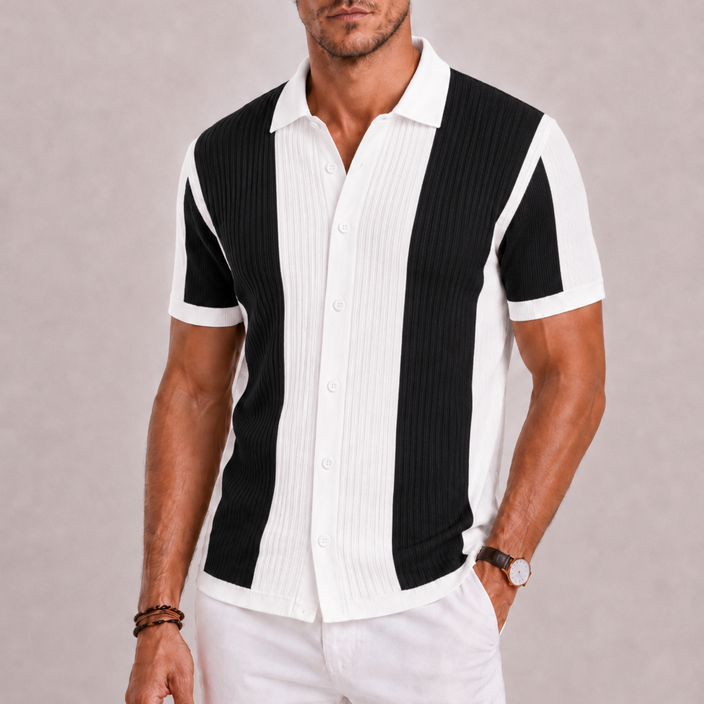 Sevana | Heren Contrast Poloshirt