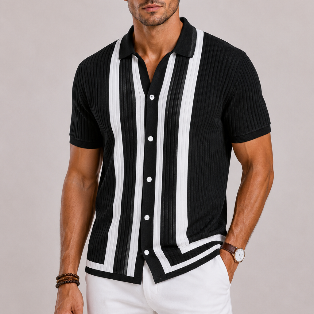 Sevana | Heren Contrast Poloshirt