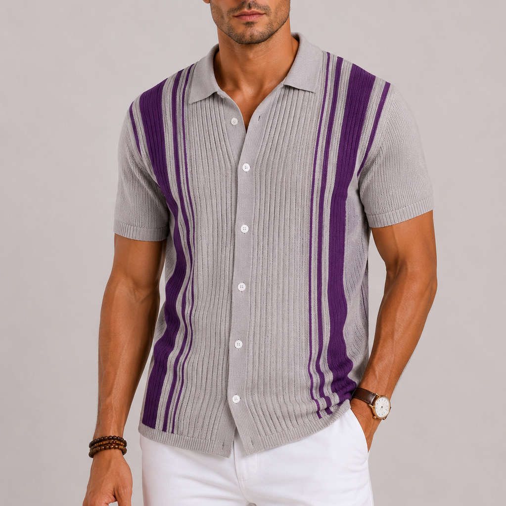 Sevana | Heren Contrast Poloshirt