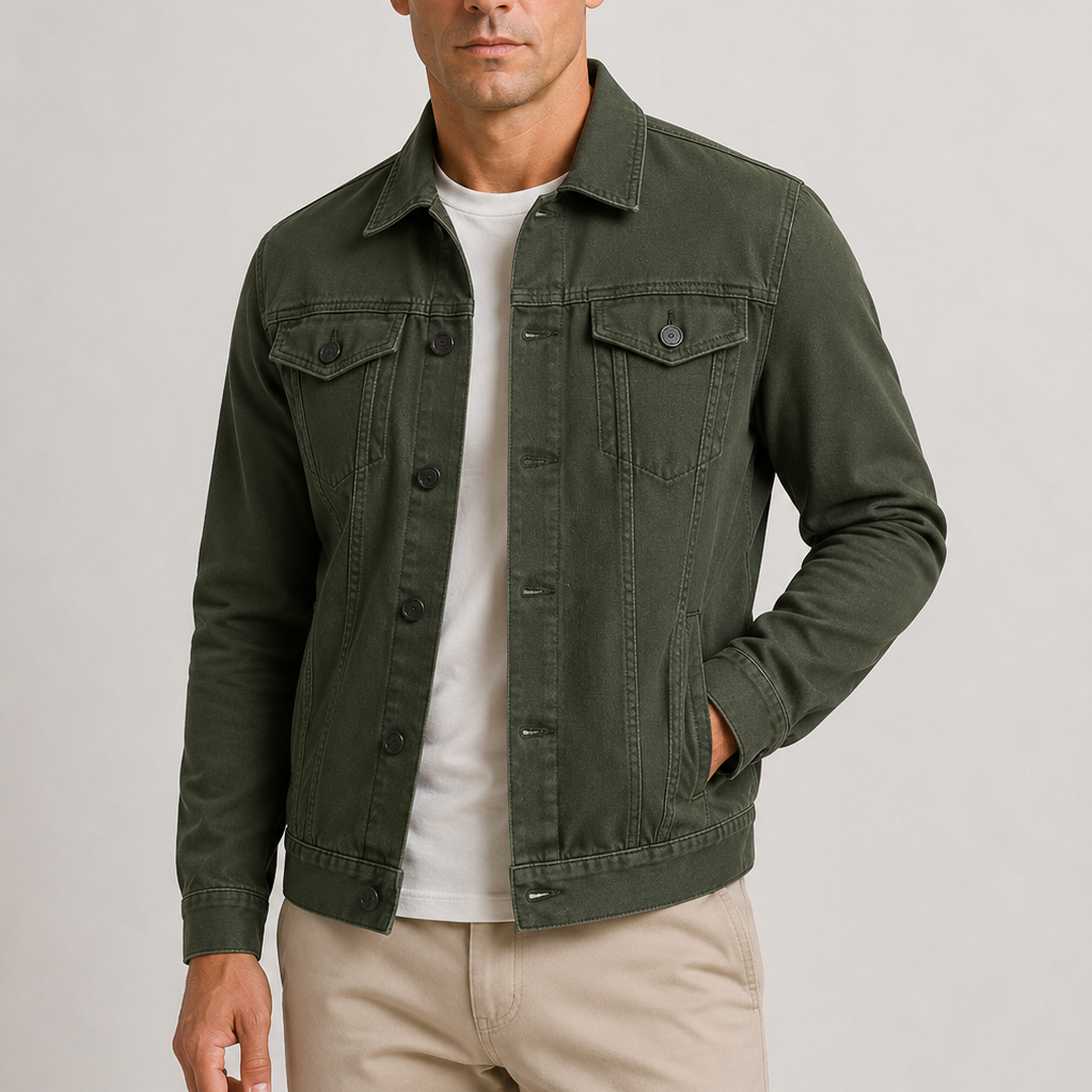 Sevana | Heren Lichte Denim Jas