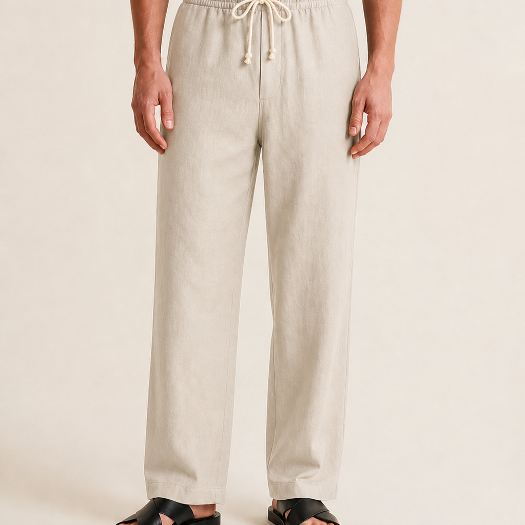 Sevana | Heren Katoenen Linnen Broek