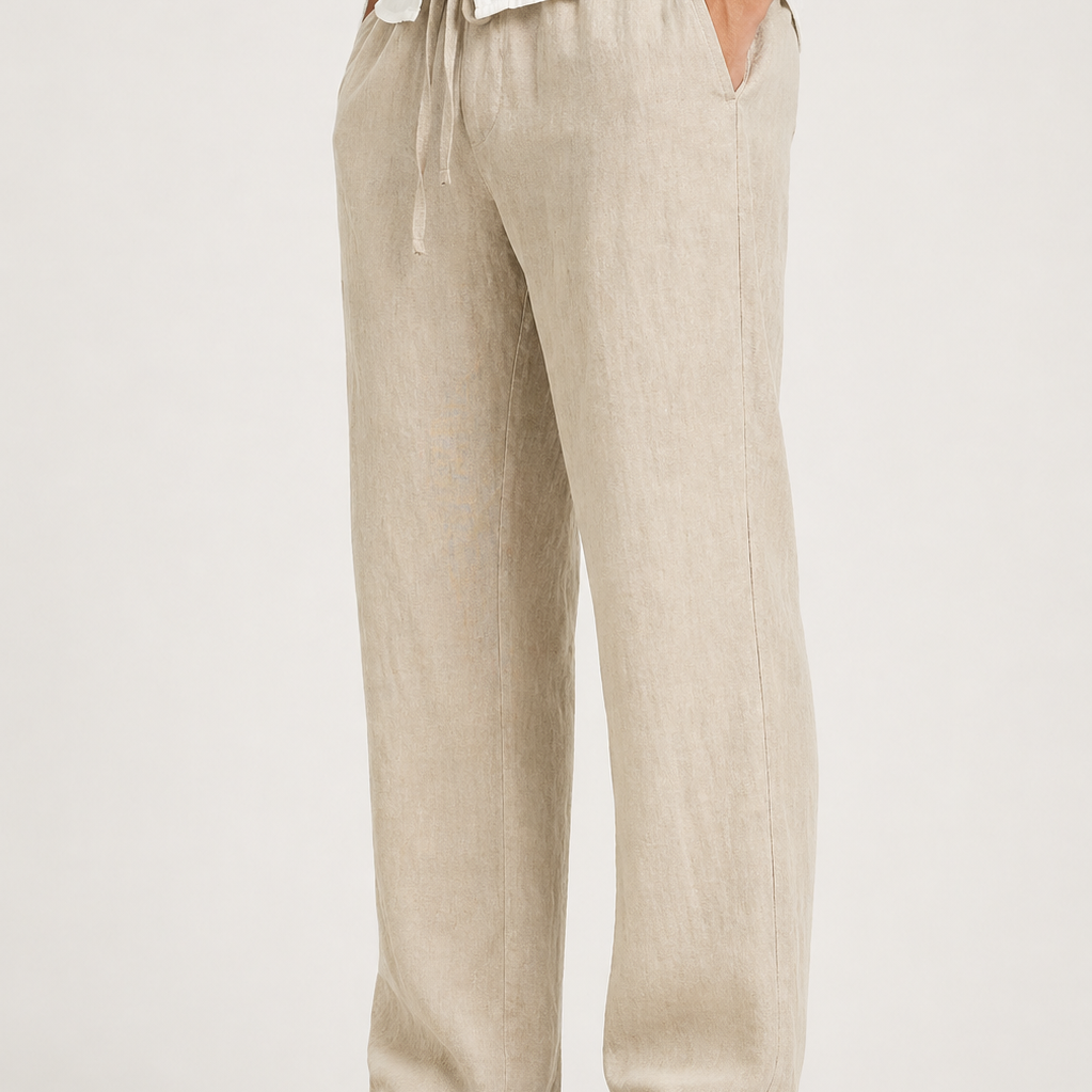 Sevana | Heren Linnen Look Pantalon