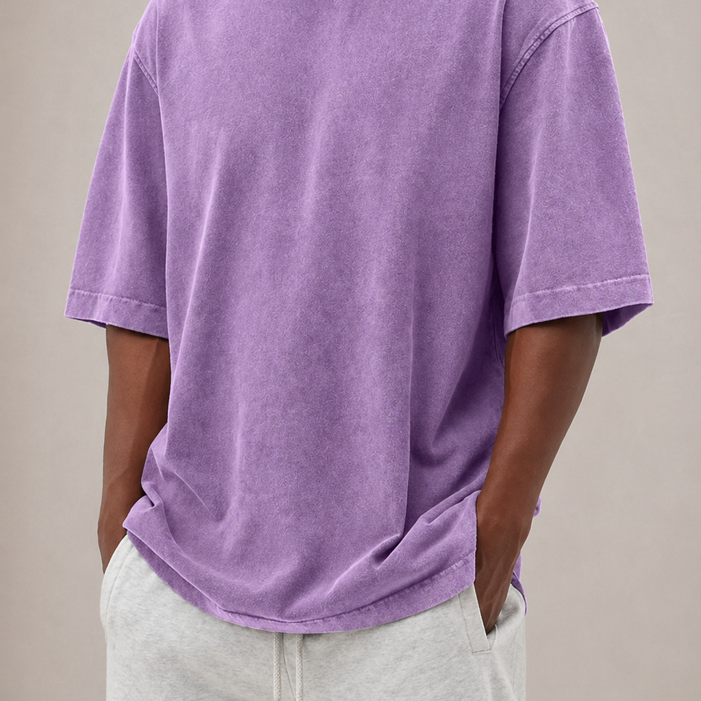 Sevana | Heren Gewassen Katoenen T‑Shirt