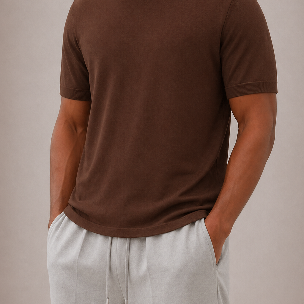 Sevana | Heren Turtleneck T‑Shirt