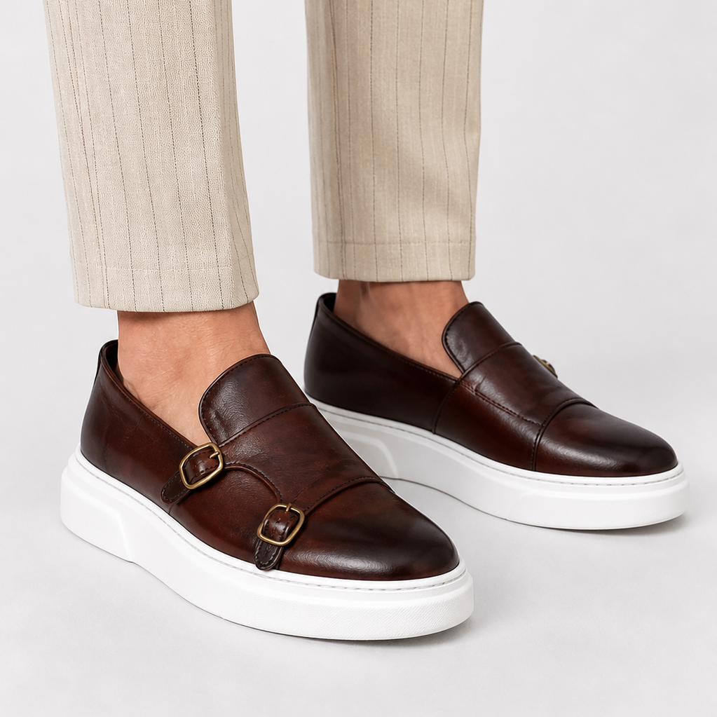 Sevana | Heren Loafers Met Gespdetail