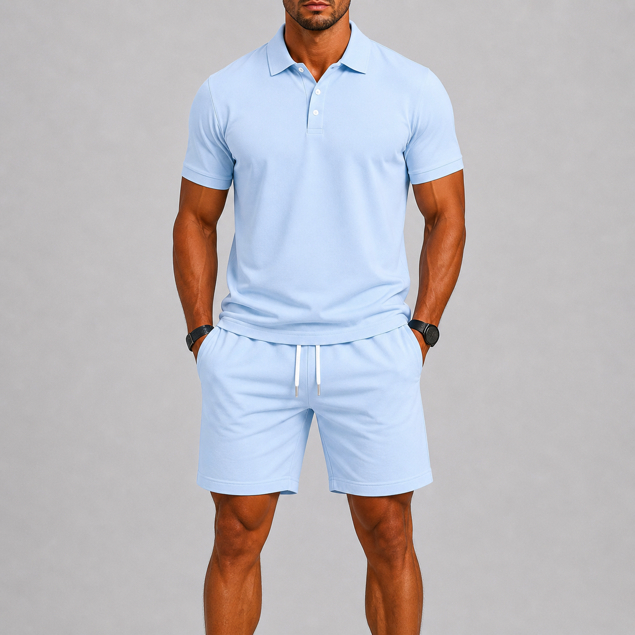 Sevana | Heren Sportset Met Polo
