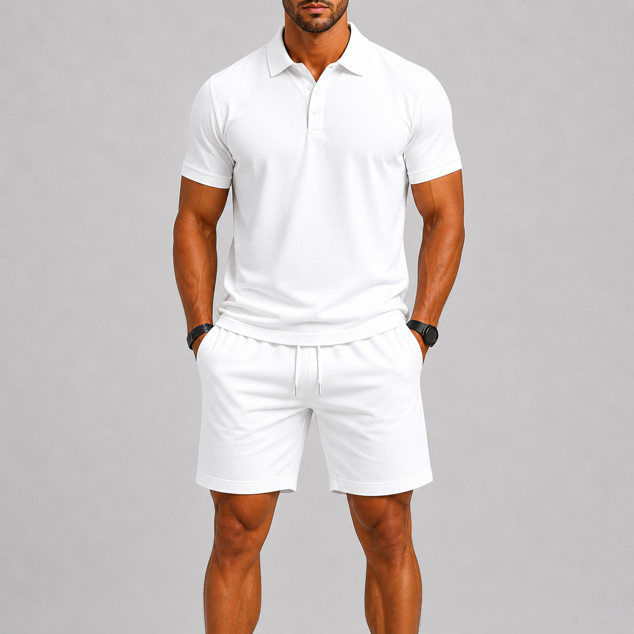 Sevana | Heren Sportset Met Polo