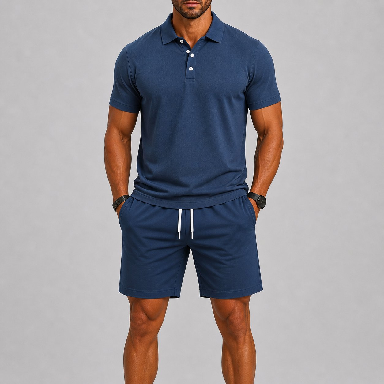 Sevana | Heren Sportset Met Polo