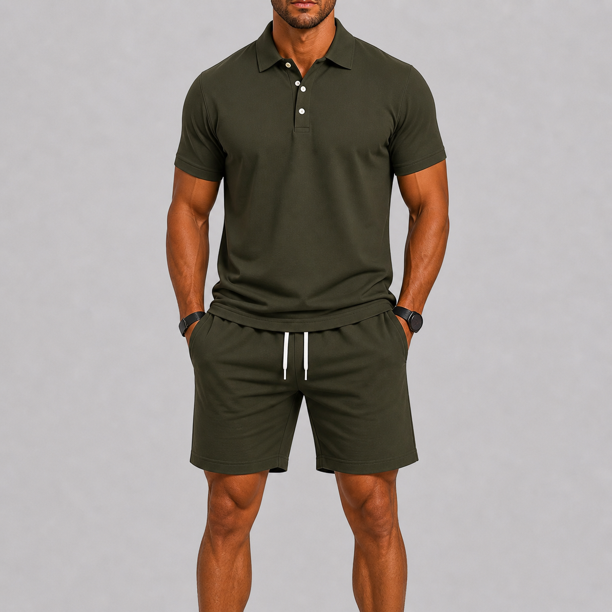 Sevana | Heren Sportset Met Polo
