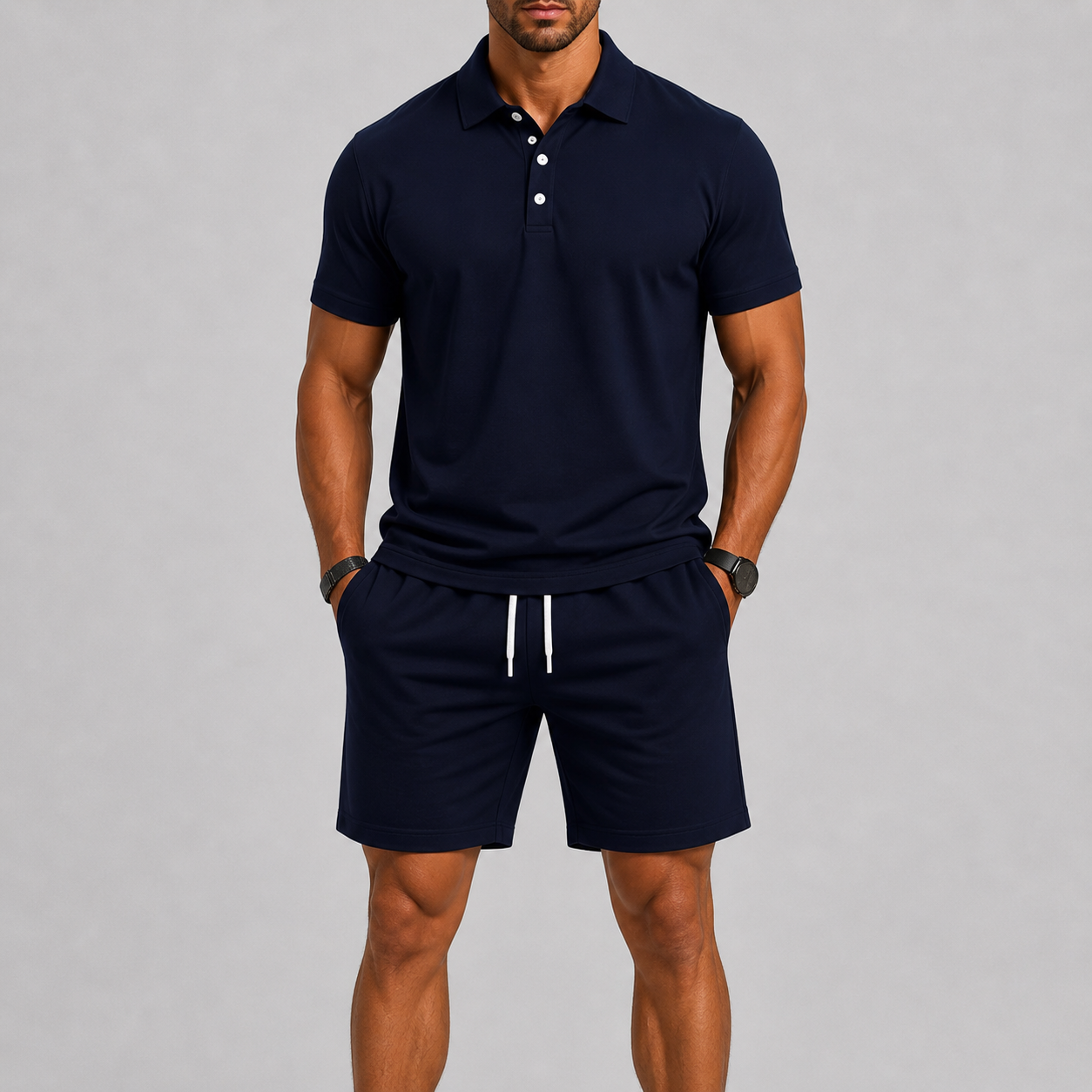 Sevana | Heren Sportset Met Polo