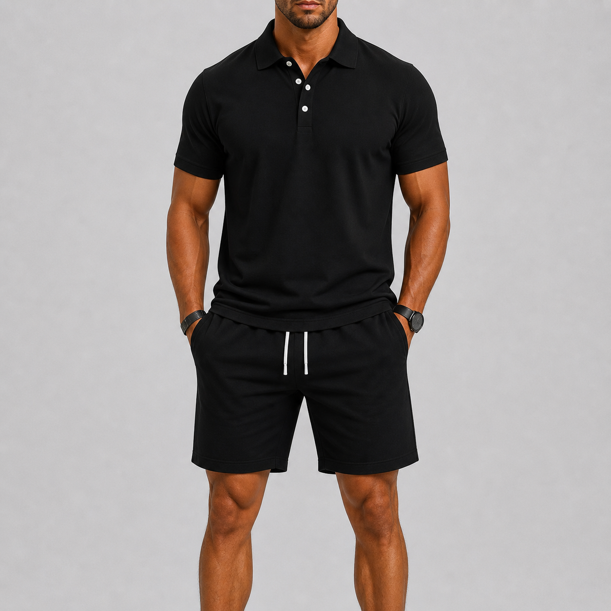 Sevana | Heren Sportset Met Polo