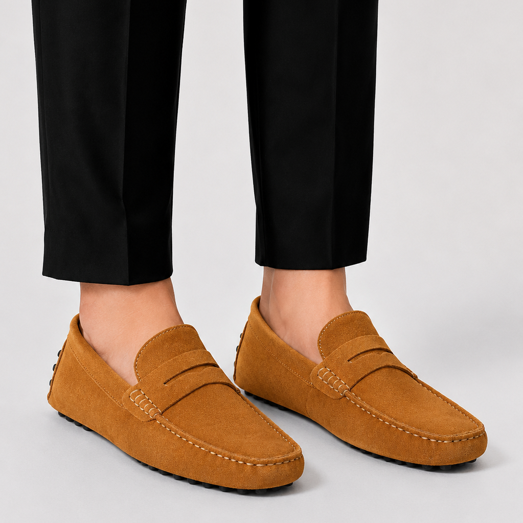 Sevana | Heren Suède Loafers