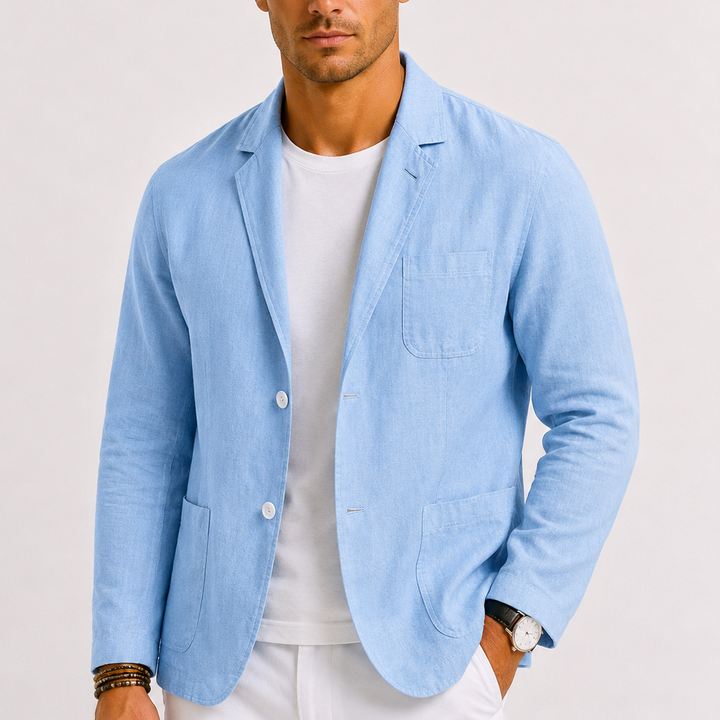Sevana | Heren Linnen Blazer