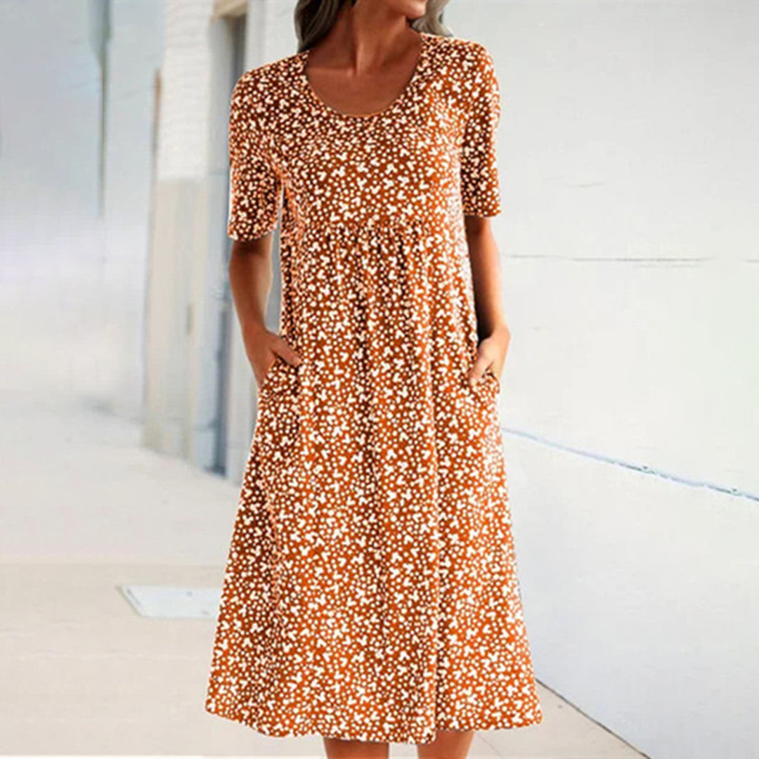 Flora™ Casual blommig klänning