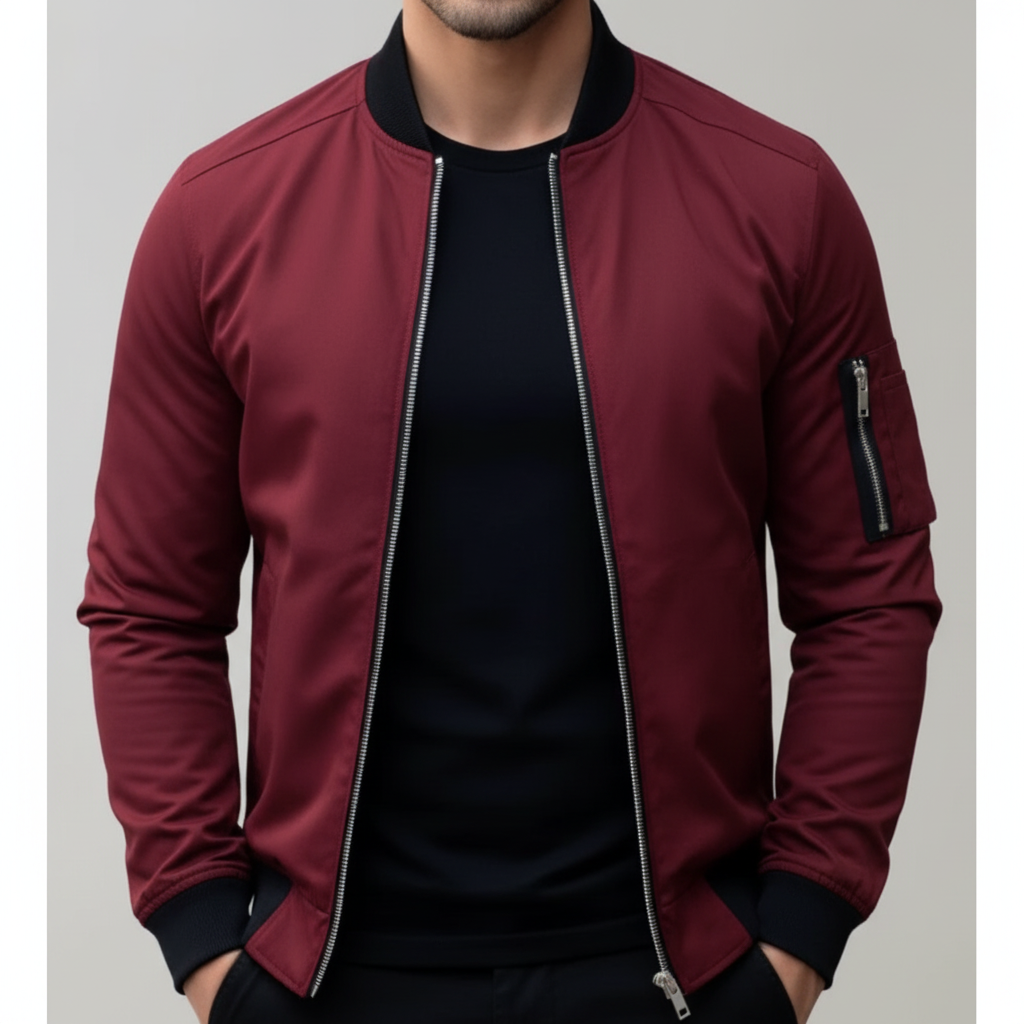 Sevana | Heren Slim-Fit Bomberjack