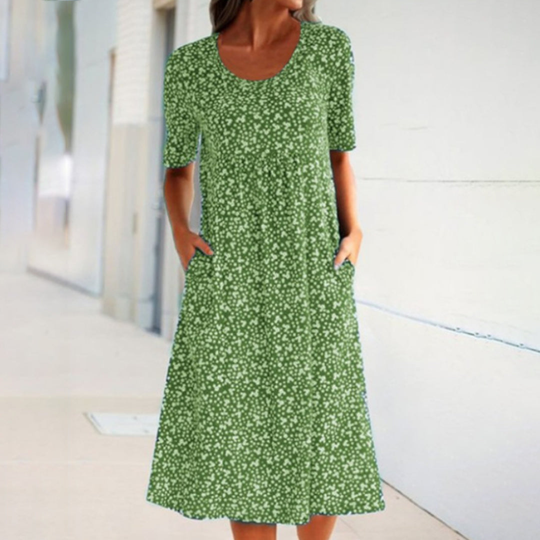 Flora™ Casual blommig klänning