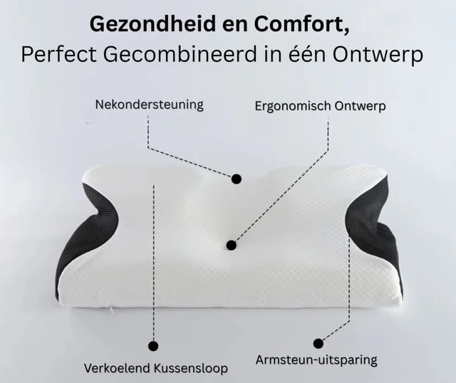 Anti Nekpijn Kussen | Voor een comfortabele nachtrust