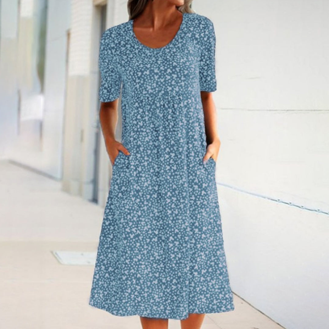 Flora™ Casual blommig klänning