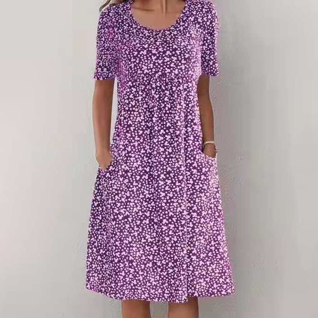 Flora™ Casual blommig klänning