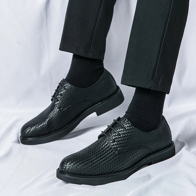 Santiago™ Oxfords i äkta läder