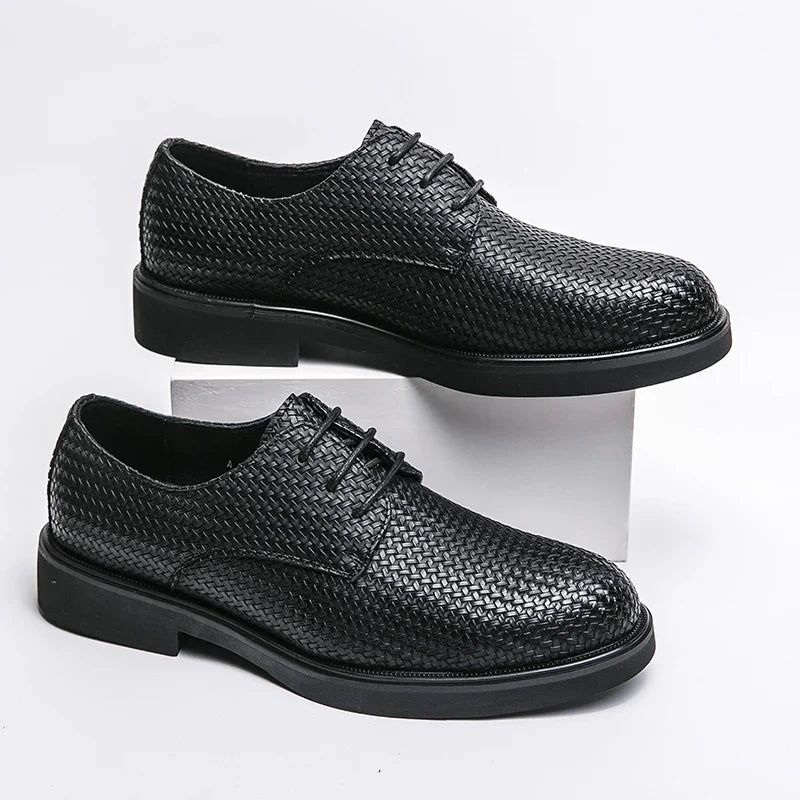 Santiago™ Oxfords i äkta läder
