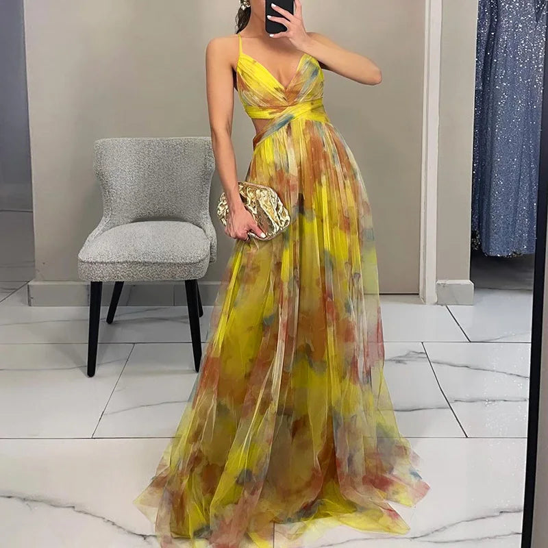 Serena Etherische Maxi Jurk